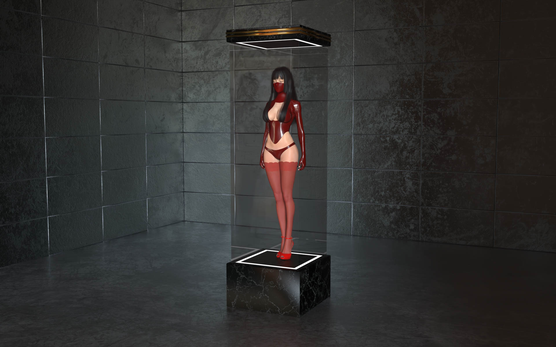 新模型制作中 人体展示柜 New model in making – Display Case