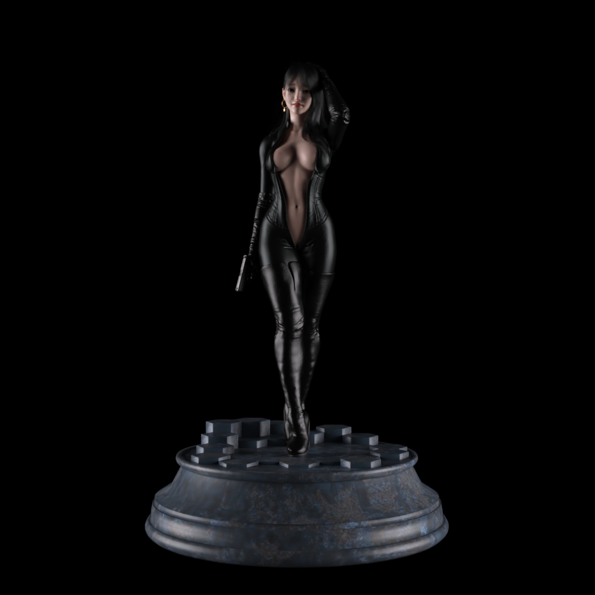 棋子 林美涵 特工衣装 Meihan Spy outfit