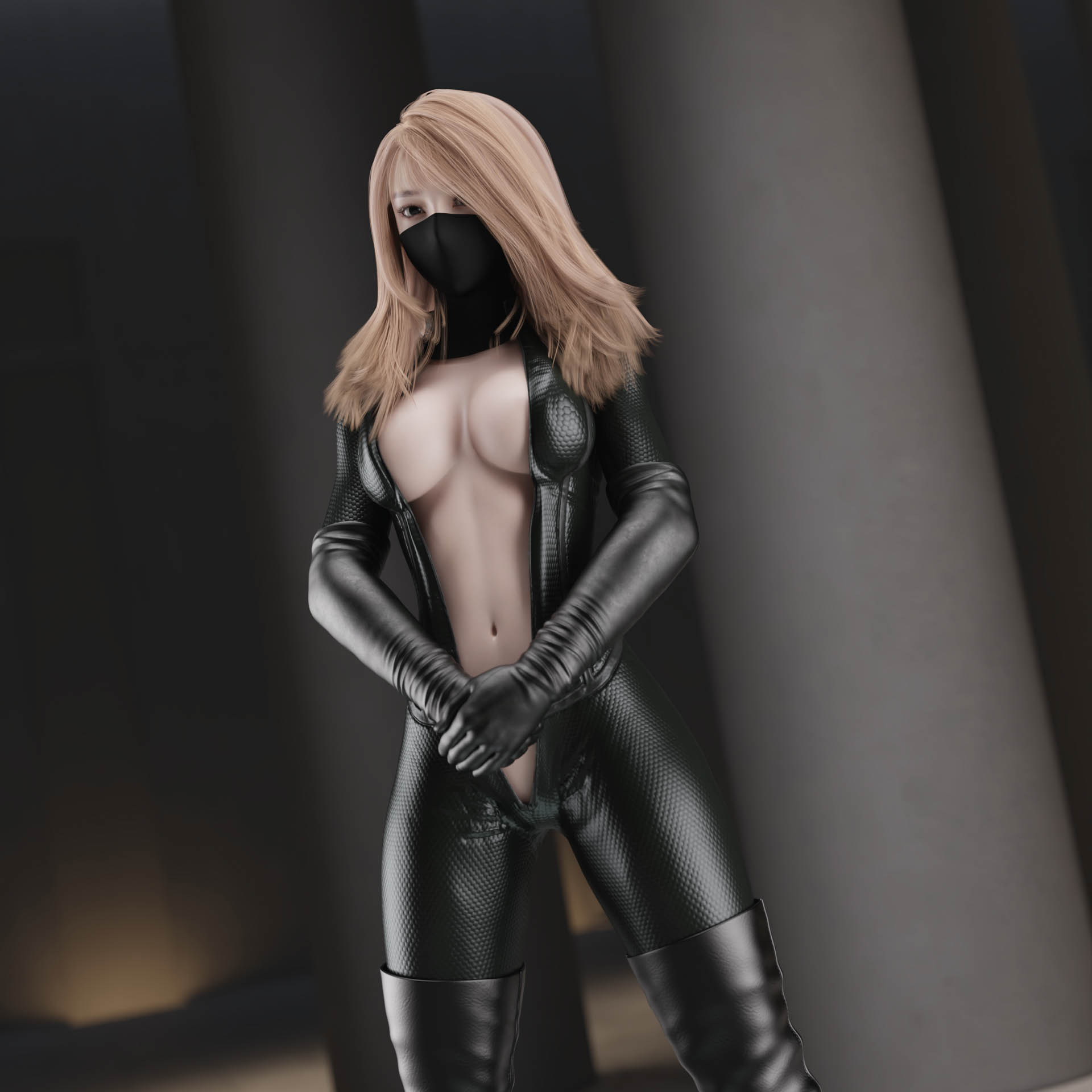 特工试装 小逸 Spy outfit – Yee