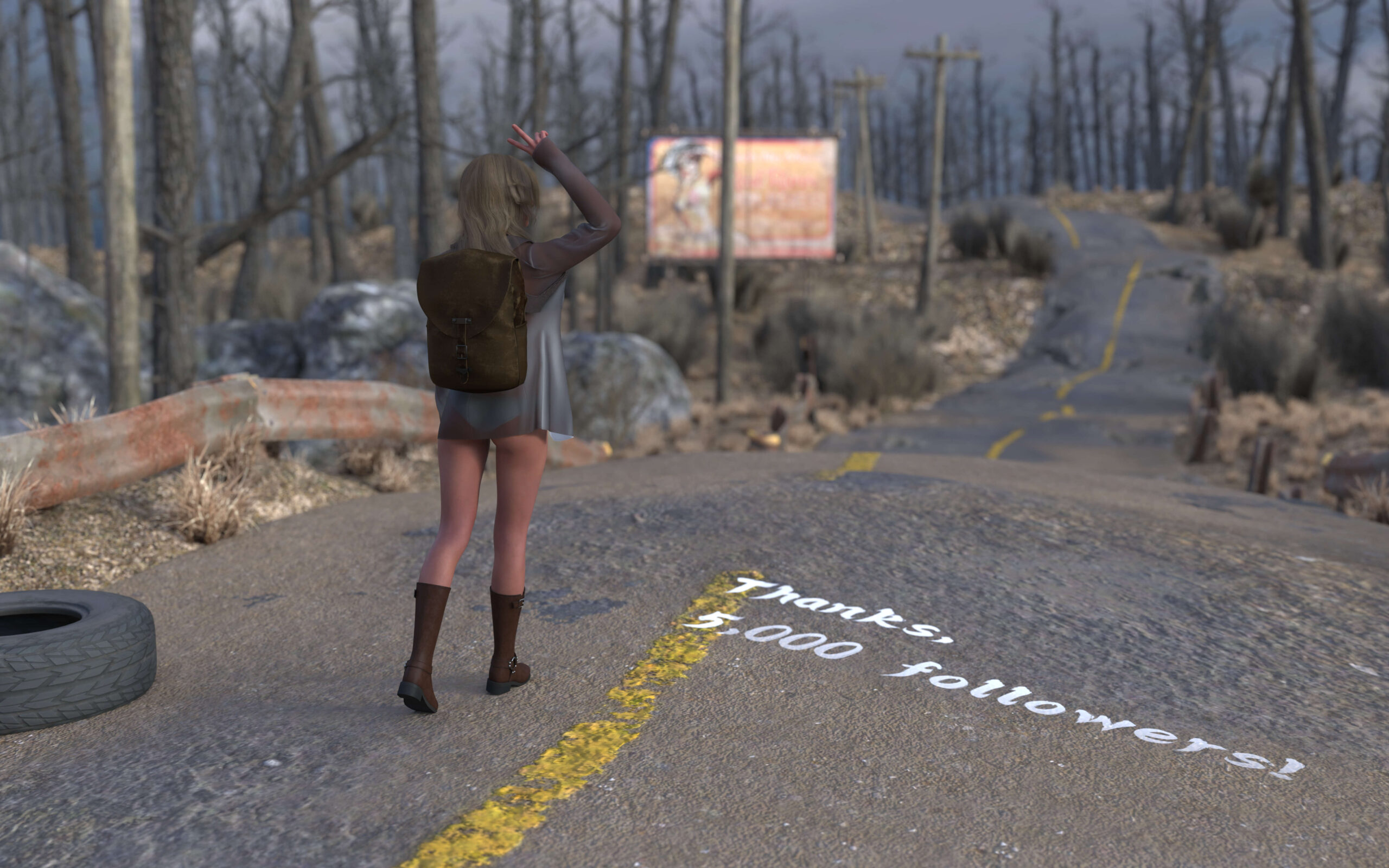 Halfway there, THANKS 5K!